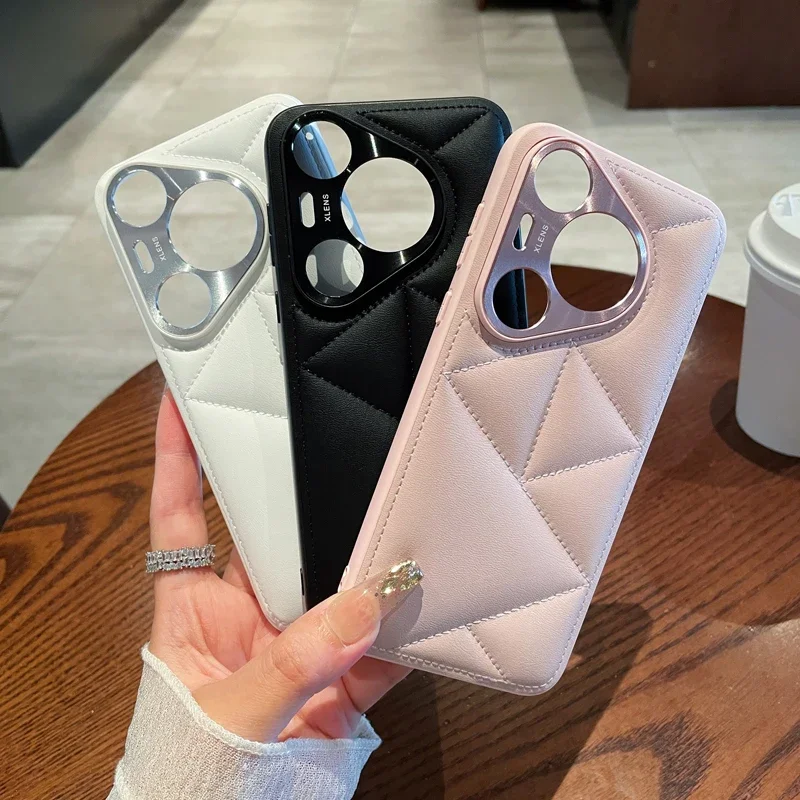 Для Huawei Pura 70 Pro Plus Ultra Чехол Cloud из искусственной кожи + защитный чехол ТПУ для