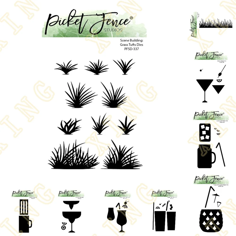 

Grass Beer Shaker Metal Craft Cutting Dies Diy Scrapbook Paper Diary Decoration Card Handmade Embossing New Product for 2023