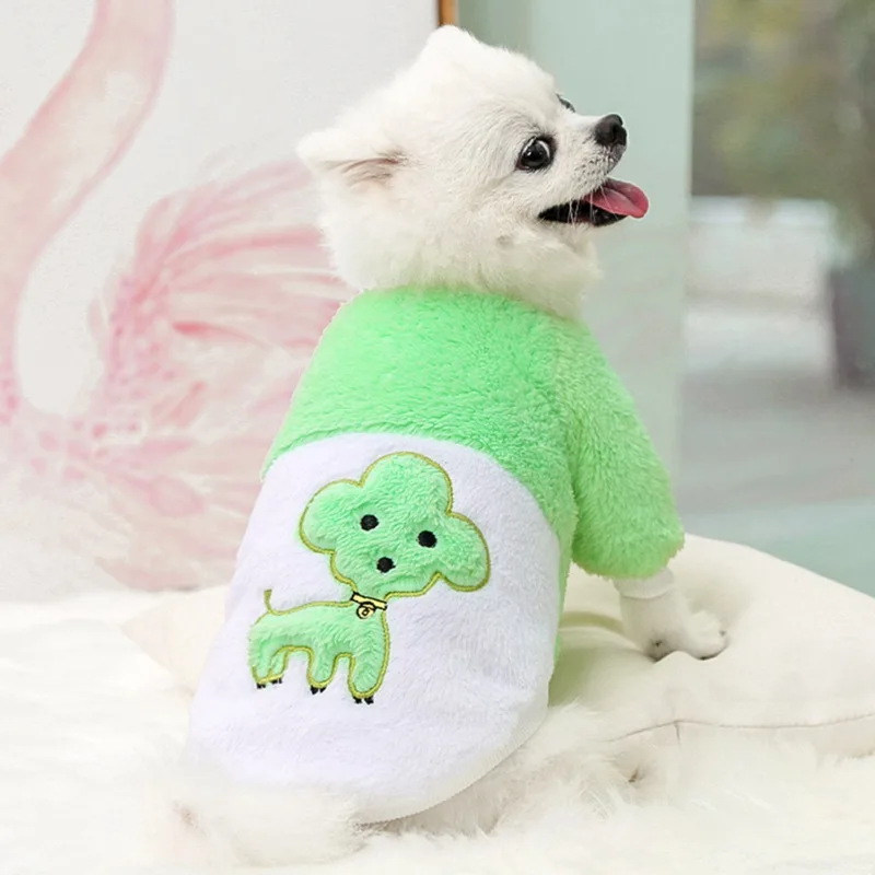 

Мягкий пуловер для собак, рубашка для собак, куртка, свитшот, костюм, милая куртка с принтом для домашних животных, свитер для кошек, одежда д...