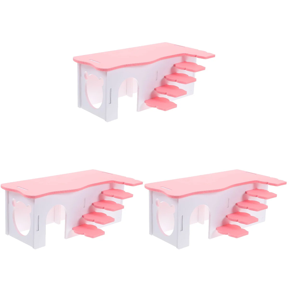 

3pcs Hamster Hiding House Hamster Hideout Guinea Hamster Ladder