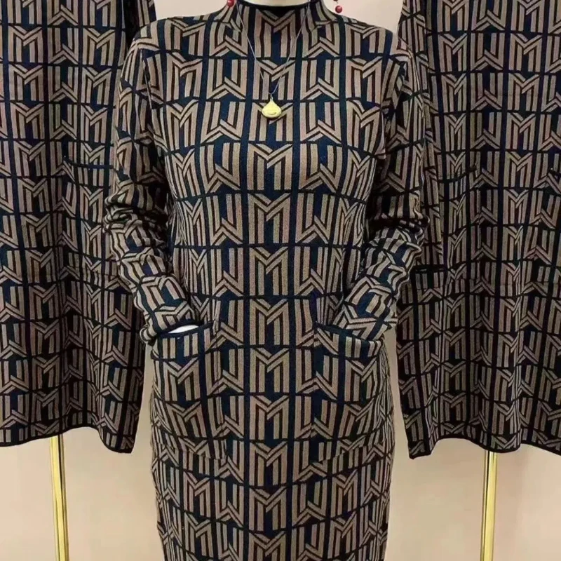 Модная повседневная базовая юбка средней длины Kuo больших размеров для женщин