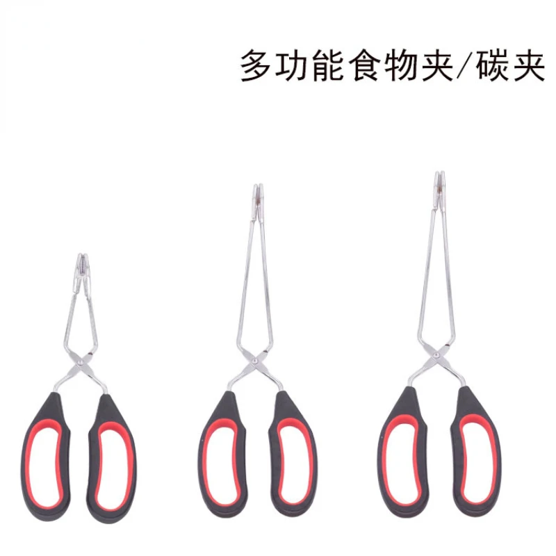 

Многофункциональный пищевой зажим, зажим для барбекю, удлиненные щипцы для огня, зажим для хлеба, пищевые щипцы, кухонные щипцы для гриля, ин...