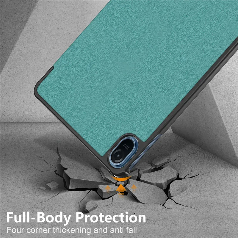 Чехол для планшета Honor Pad 8 12" с тройным складыванием, магнитным замком и кожаной подставкой Funda Huawei HEY-W09.