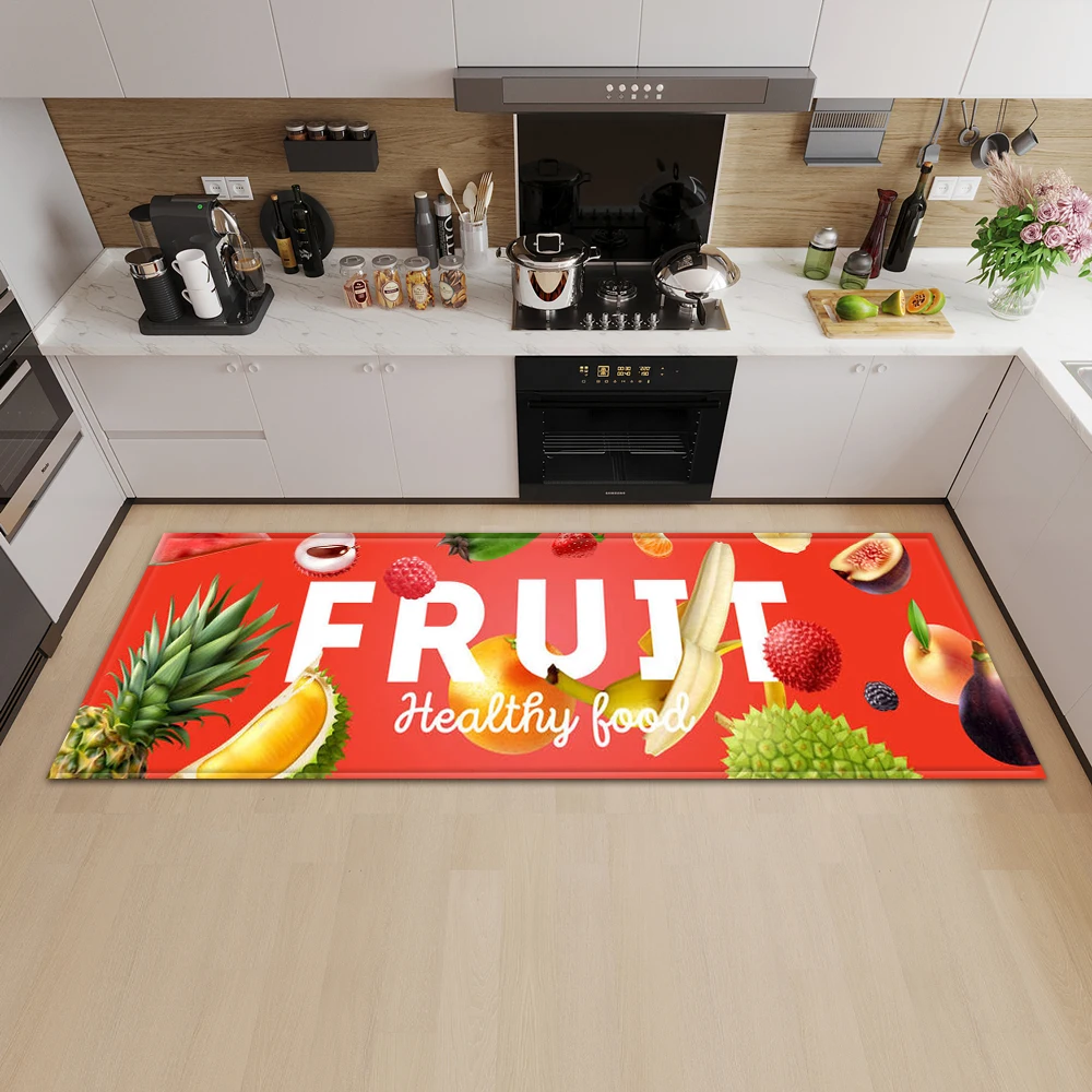 

Kitchen Doormat Decor Bedroom Carpet Bathroom Anti-Slip Floor Home Balcony Hallway Long Rug Modern Bedside Living Room Foot Mat