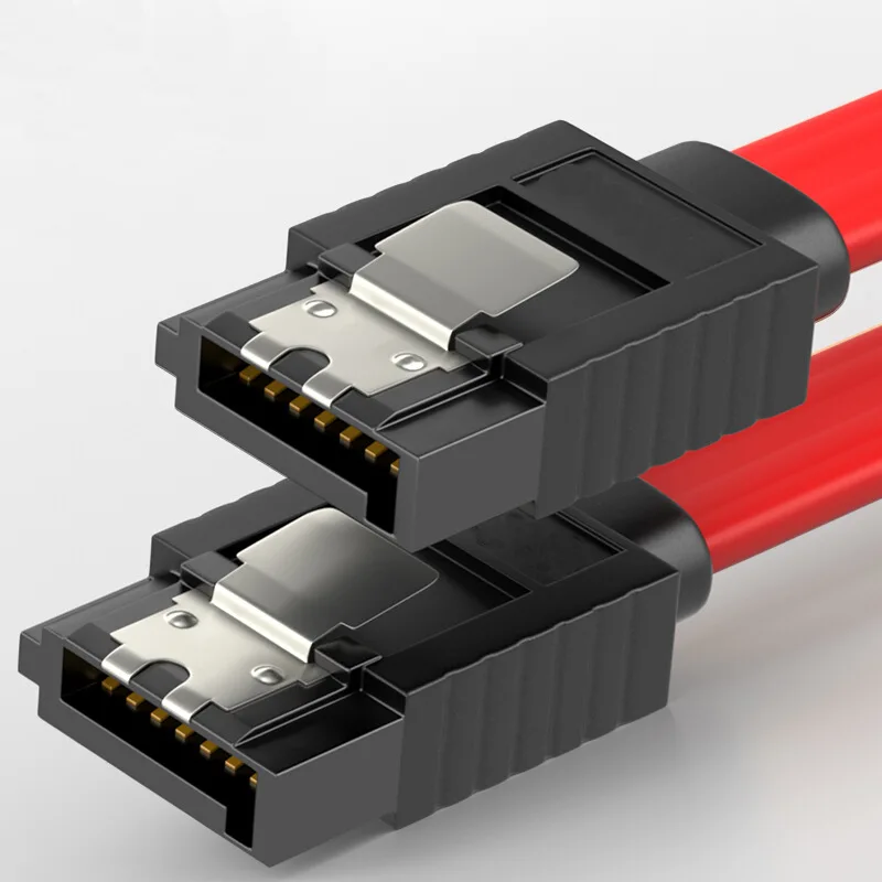 

1 шт. 40 см СЕРИЙНЫЙ SATA 3 RAID кабель SATA для жесткого диска сигнальные кабели Желтые красные прямые высокоскоростные Кабели SATA для передачи данн...