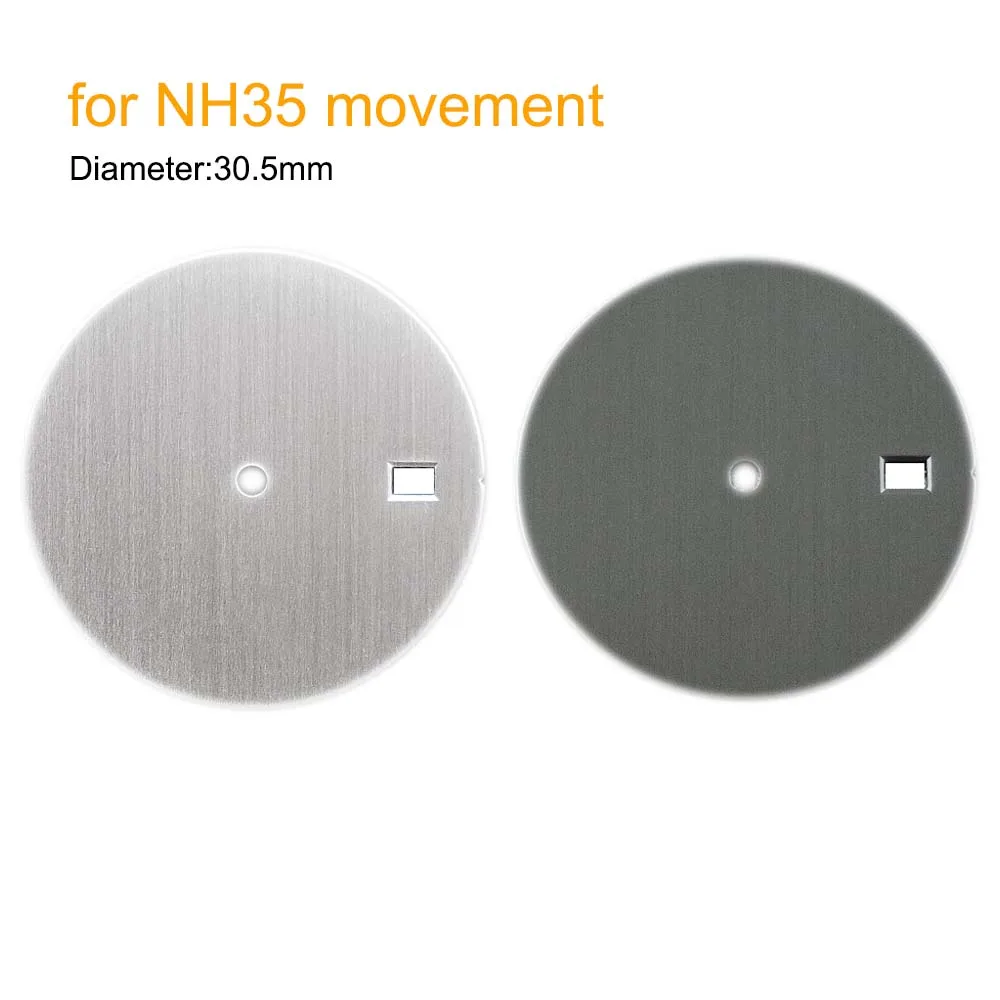 

30.5MM Simple Watch Dial for NH35 Movement Modified Dials Single Calendar Replacement Repair Part Watches Accessories