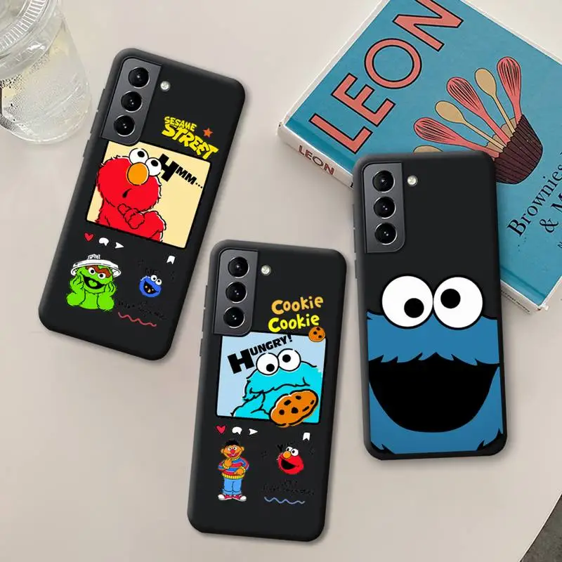 

sesame street couple Phone Case for Samsung Galaxy S22 S21 Ultra S20 FE S9 Plus S10 5G lite 2020 Silicone Soft Cover