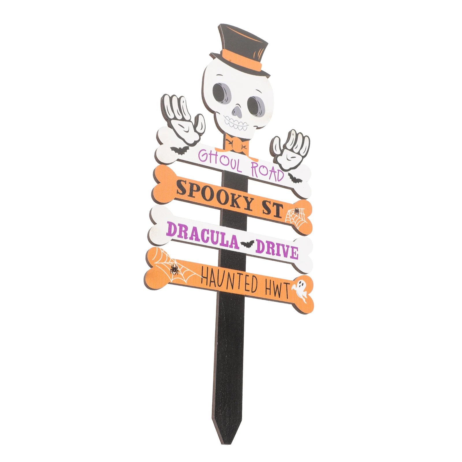 Декор для двора на Хэллоуин уличный садовый знак кол фестиваль призраков