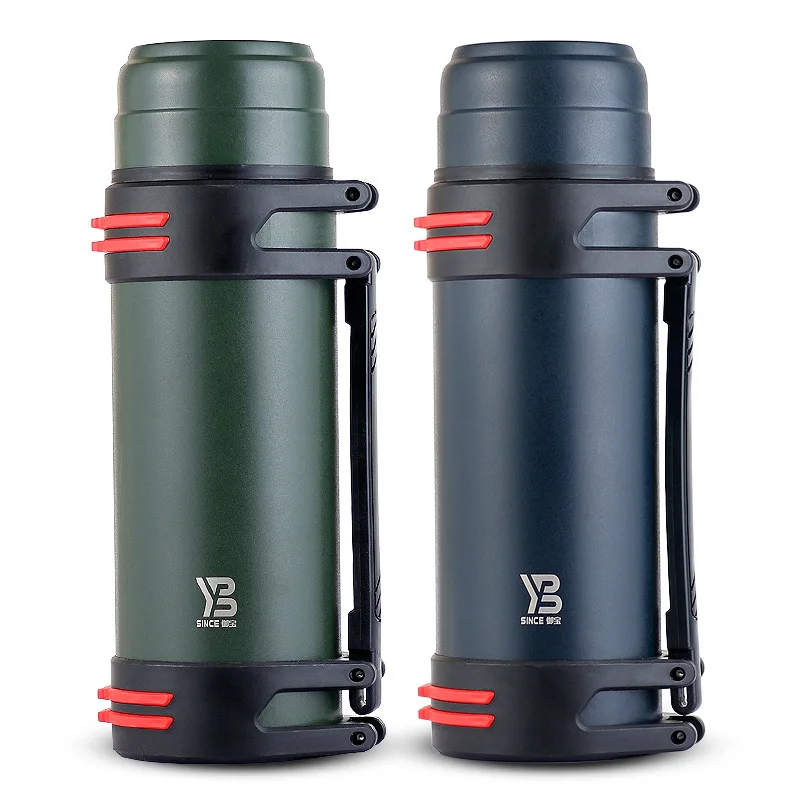 

1.6L/2L/2.5L Outdoor Thermo Bottle Insulated Pot Double Stainless Steel Water Bottle Large Capacity Coffee Kettle for Car Travel