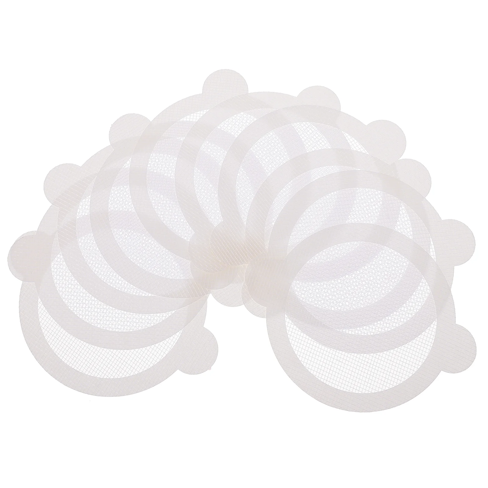 

20pcs Disposable Hair Filtering Stickers One-time Floor Drain Stickers for Home