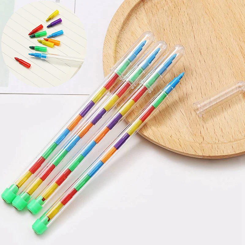 10 Children Kids Pencils children's drawing crayon pencil Loot Bag Fillers Point Crayons Swap Swop Stacker