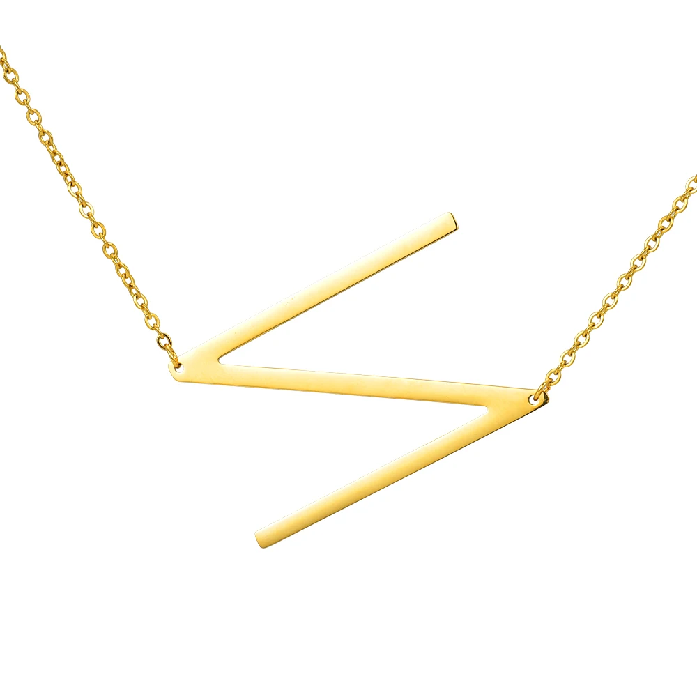 

New Arrive Necklace Stainless Steel Silver Gold Color Name Pendant