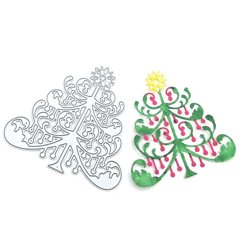 

Christmas Tree Metal Cutting Dies Scrapbooking Stencil Die Cuts Card Embossing