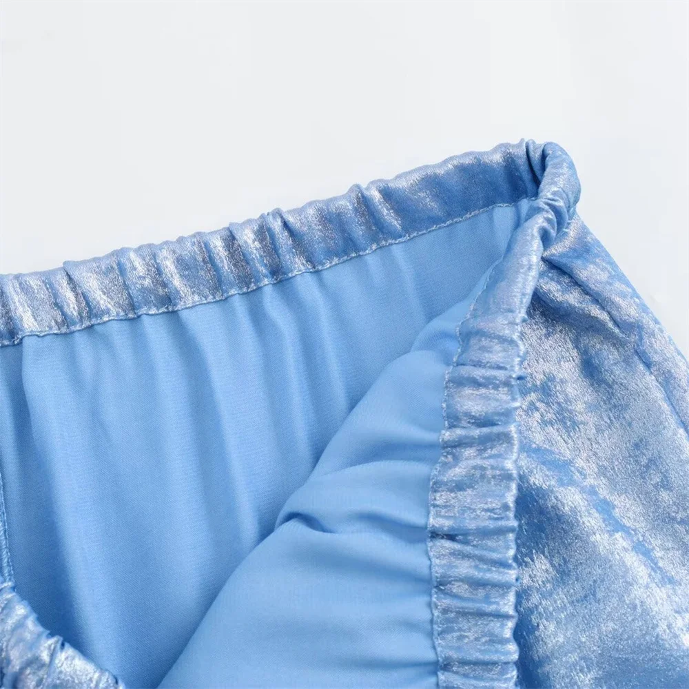 Женские Широкие Брюки Zarb Повседневные До Щиколотки С Высокой Талией И Шнурком