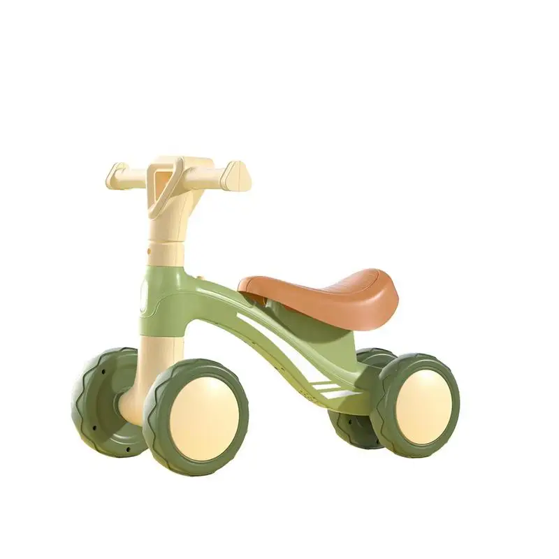 

Baby Learning Walker Baby Balance Bike No Pedals 4 Wheels Riding Toys Kids Bicycle Balance Scooter For 1-6 Years