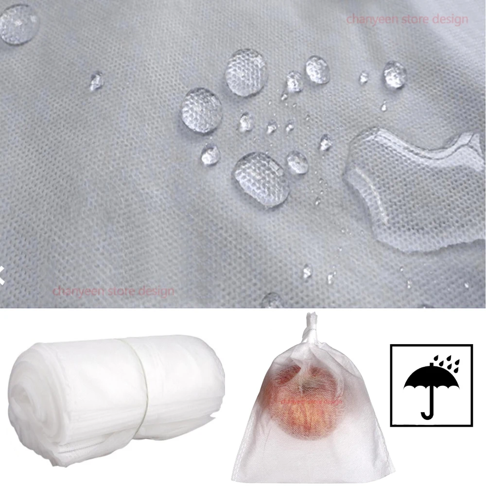 100pcs Apple Grapes Strawberry Fruit Grow Bags Non-woven Vegetable Plant Protection For Pest Control Anti-Bird Garden Tools - купить по