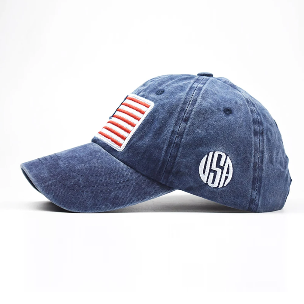 Alphabet Baseball Caps With Healthy Pure Cotton Flag Outdoor Sports Baseball Cap Hiking Caps Duck Tongue Cap Sports Equipment