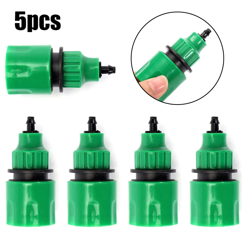 

5pcs Water Hose Quick Connector For 4/7mm And 8/11mm Hose Pipe Reducing Connector Stop Water Joint Irrigation System Adapter