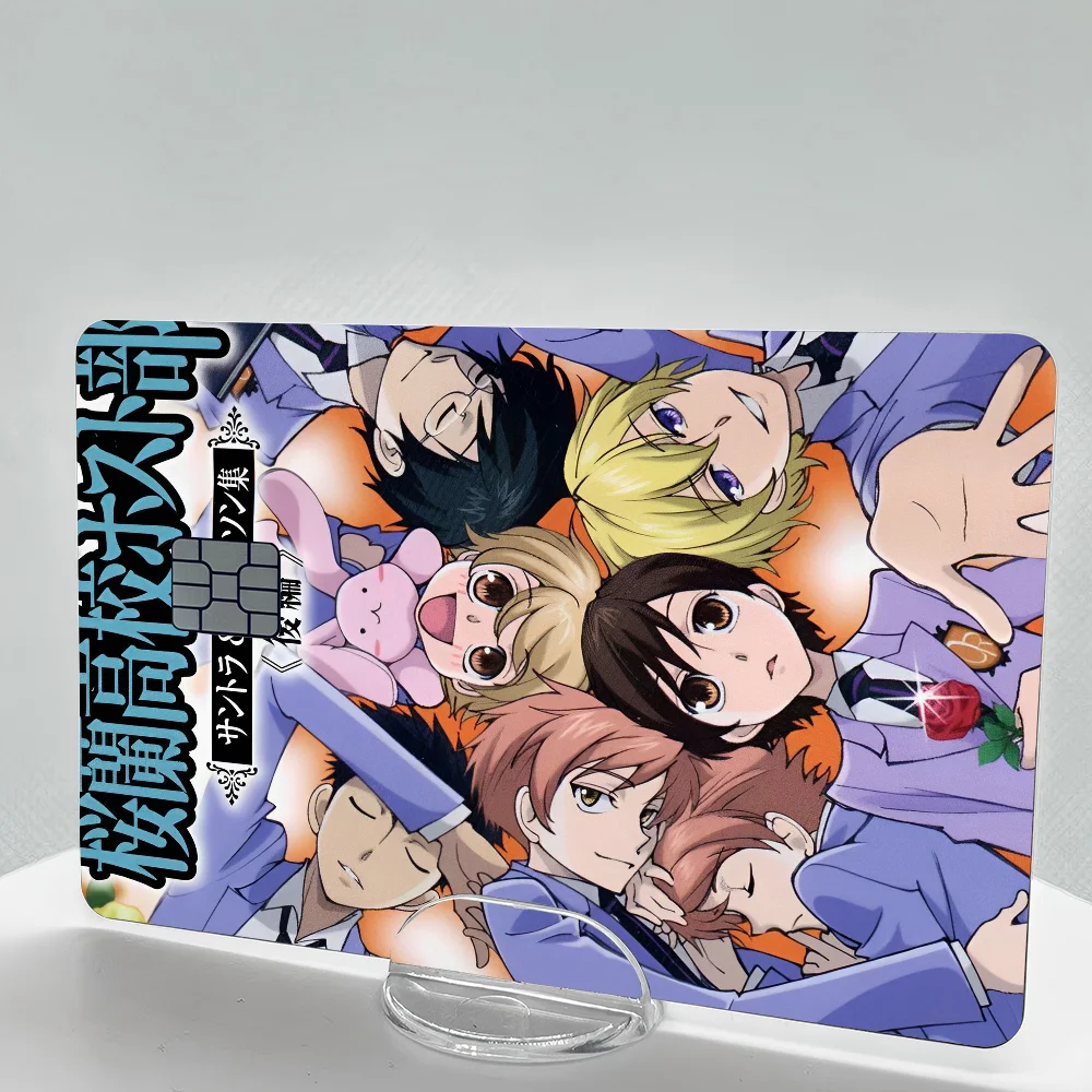 Аниме Ouran High School Host Club Spend Or Save Funny Shell On Off Ultra Sticker Skin Cover Film для дебетовой кредитной