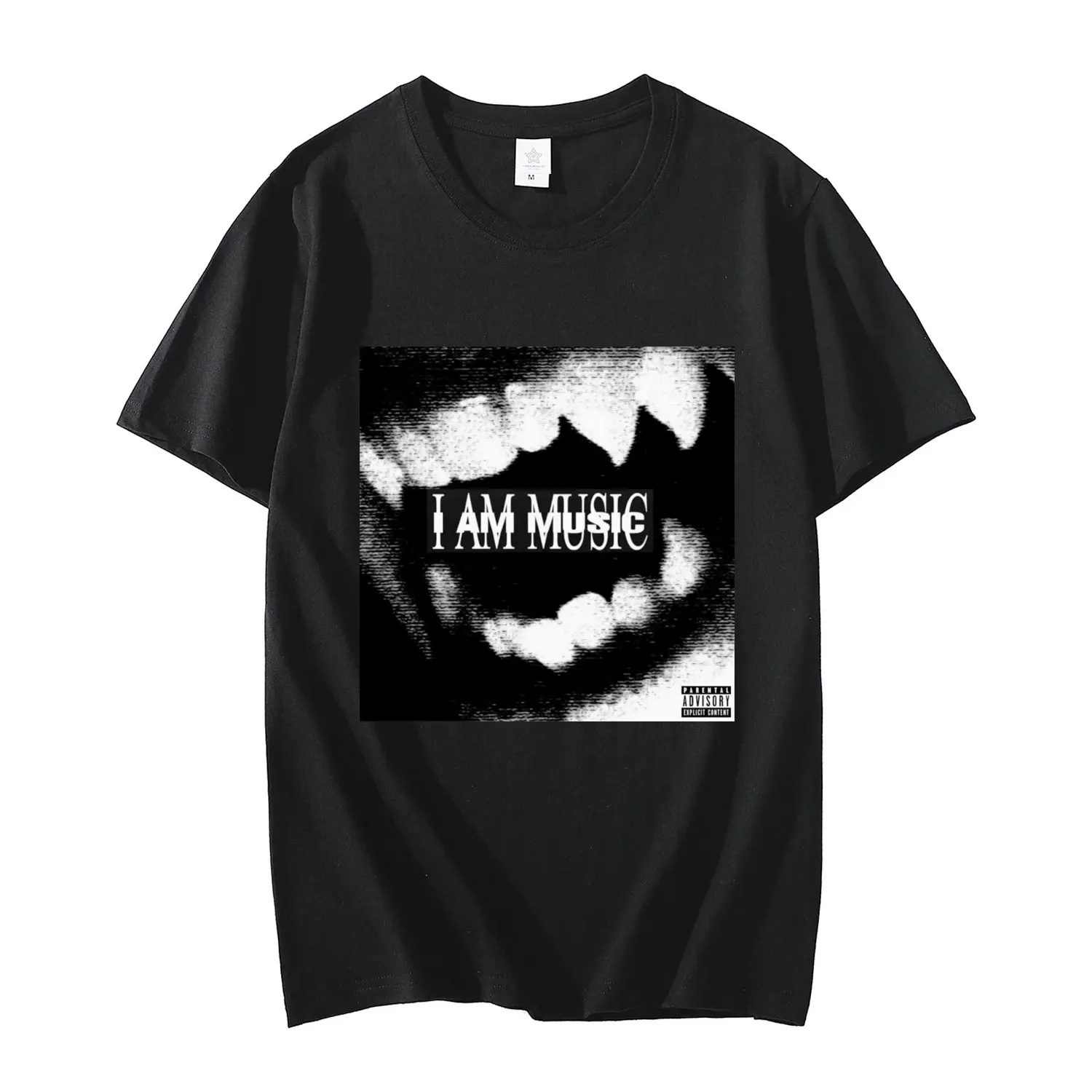 Фото Рэпер Playboi Carti I Am Music Merch футболка для мужчин и женщин винтажная модная футболка в стиле хип-хоп летняя повседневная хлопковая футболка большого размера №1