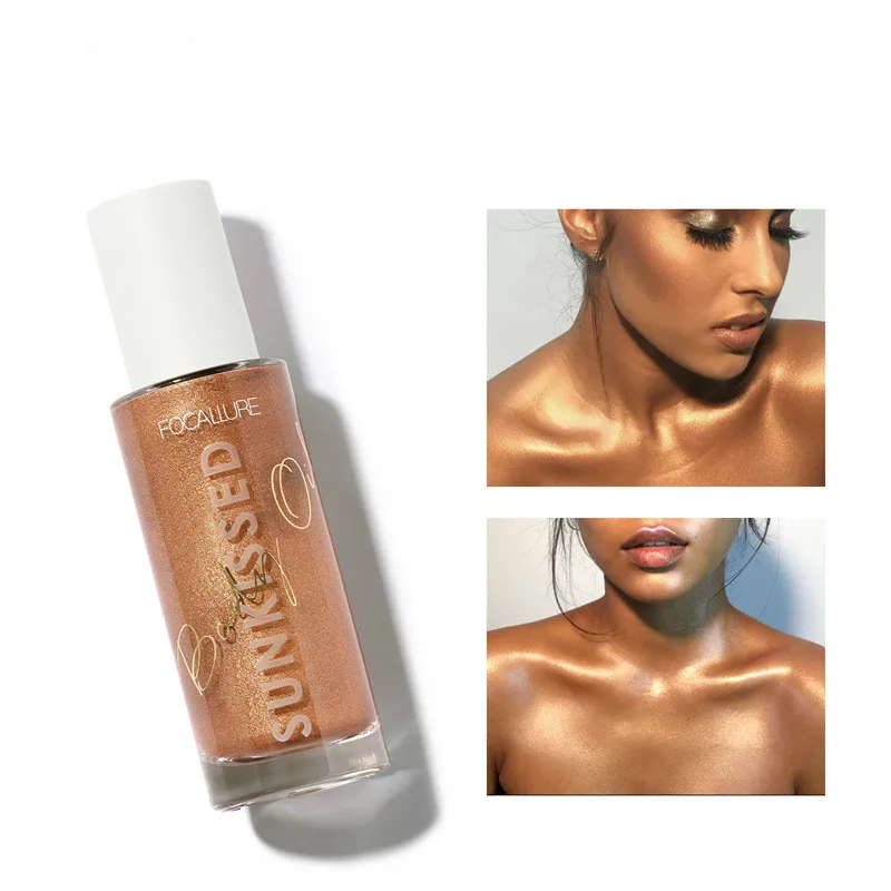 

Glitter Body Highlighter Brightening Oil Summer Island Creates Glossy Skin Long-lasting Brightening Brightening Oil Creatina