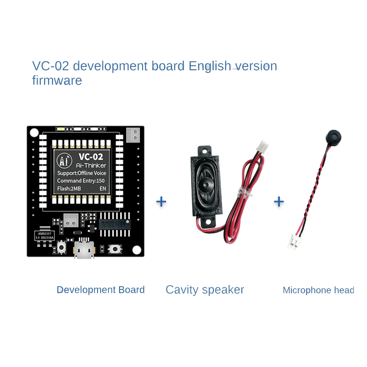 VC-02-Kit AI Интеллектуальный автономный модуль управления распознаванием голоса