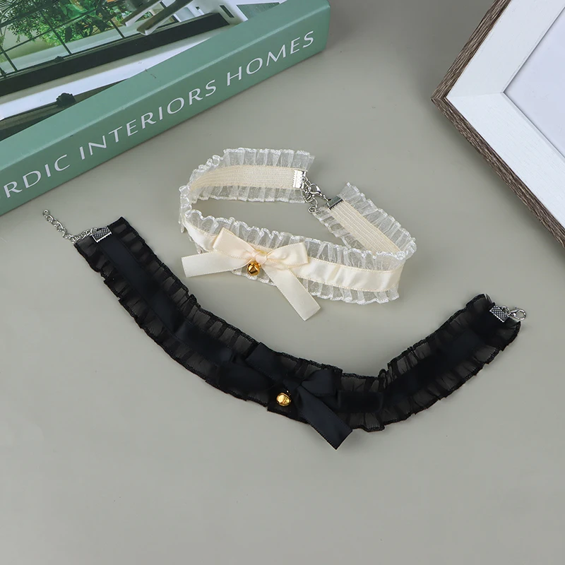 Бархатные кружевные ожерелья-Чокеры для женщин и девушек ожерелья с милым