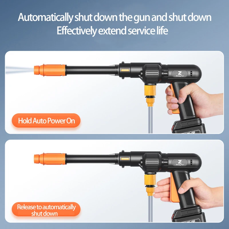 Беспроводной пистолет для мойки автомобилей под высоким давлением 500 Вт |