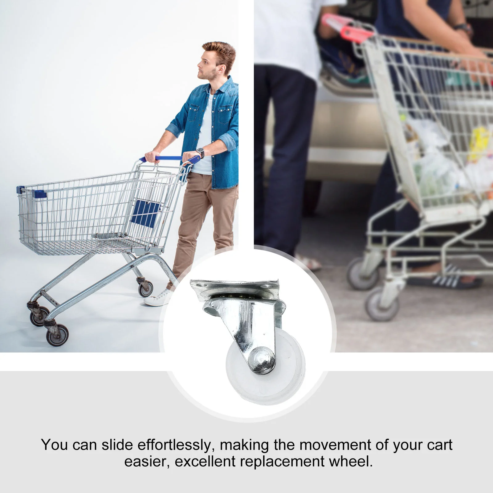 12 шт. поворотные ролики запасные колеса для промышленного шкафа тележка