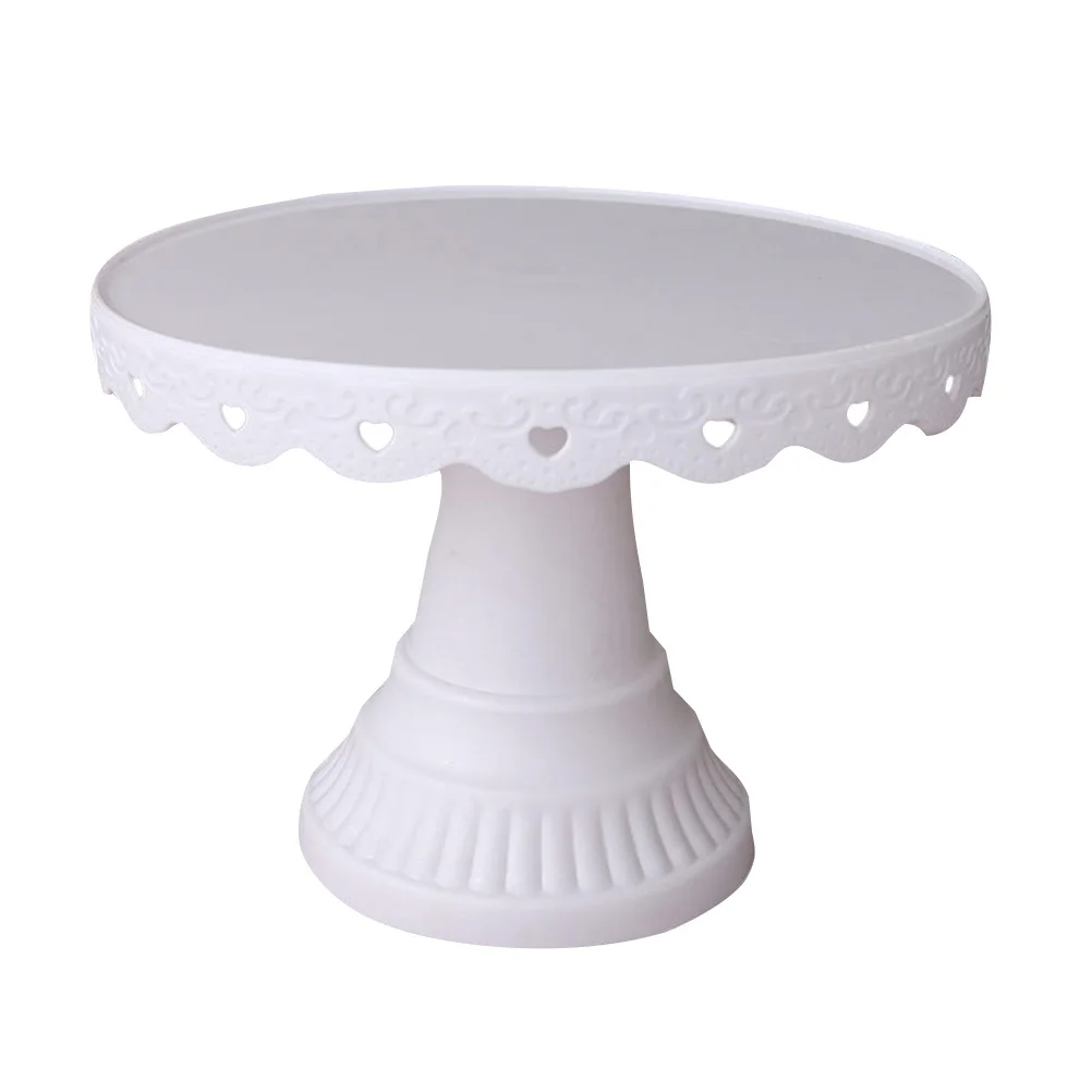 

1pc Durable Cake Display Stand Dessert Storage Holder Dessert Tray (White)