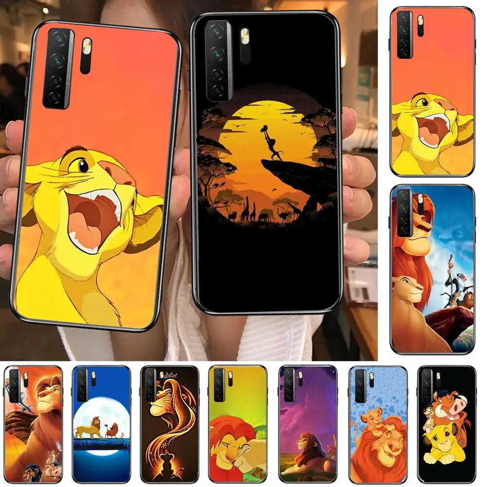 

disney lion king Black Soft Cover The Pooh For Huawei Nova 8 7 6 SE 5T 7i 5i 5Z 5 4 4E 3 3i 3E 2i Pro Phone Case cases
