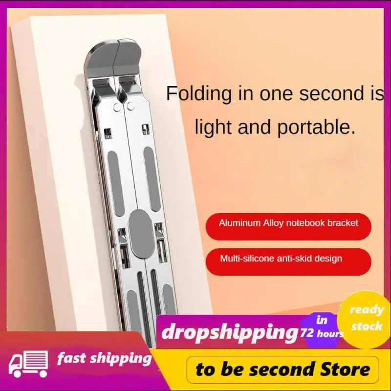 

High Standard Dual Axis Design Portable Computer Stand Strictly Select Aluminum Alloy Materials Anti Slip Design At The Bottom