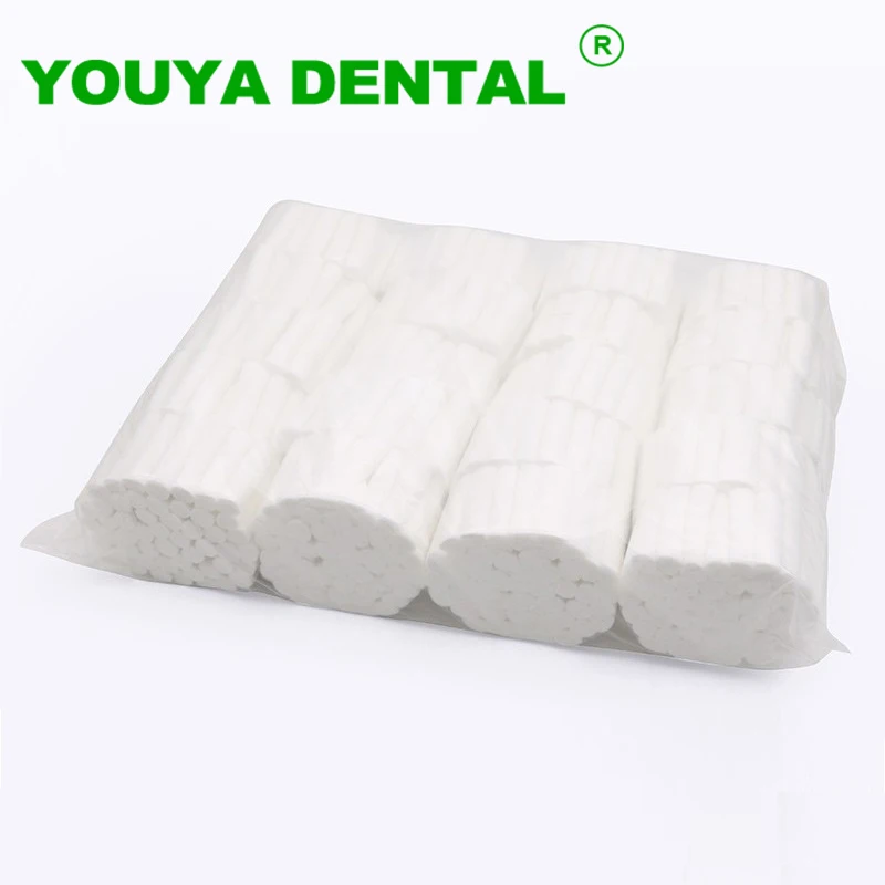 

1000pcs Dental Cotton Roll Disposable Surgical Cotton Rolls Dentistry Treatment High Absorbent Dental Dentist Materials