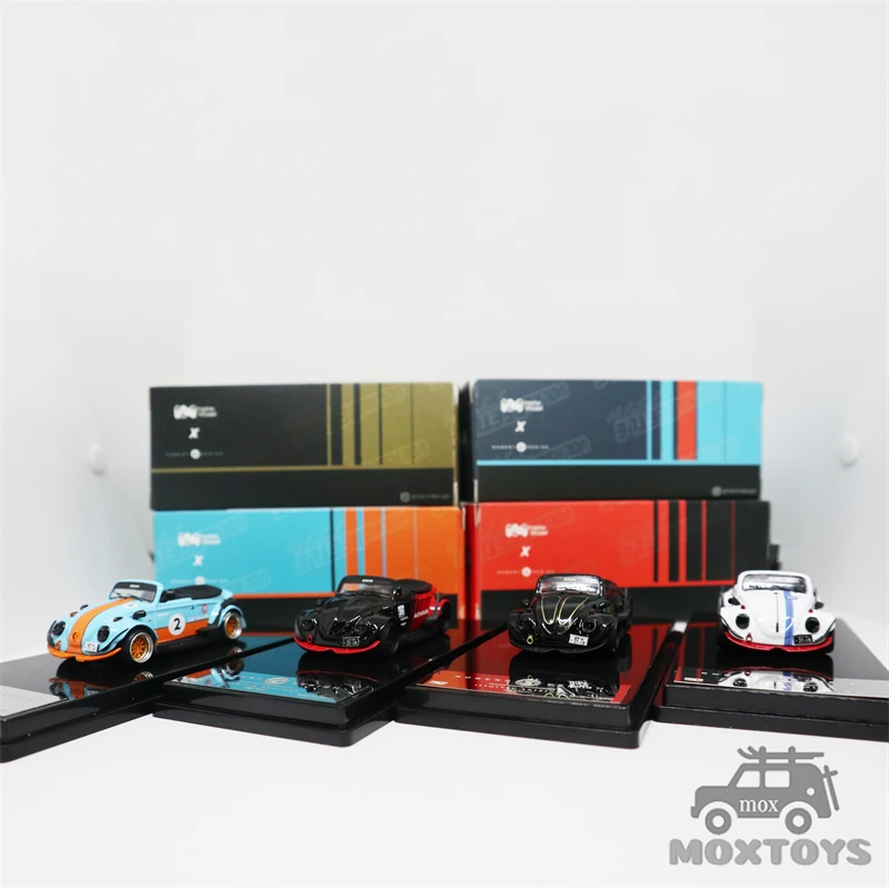 

Inspire Model 1:64 RWB Beetle Roadster Gulf Advan Martini JPS Diecast Model Car