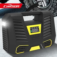 carsun portable car air compressor electric wireless tire inflator air pump rechargeable digital auto for car motorcycle balls