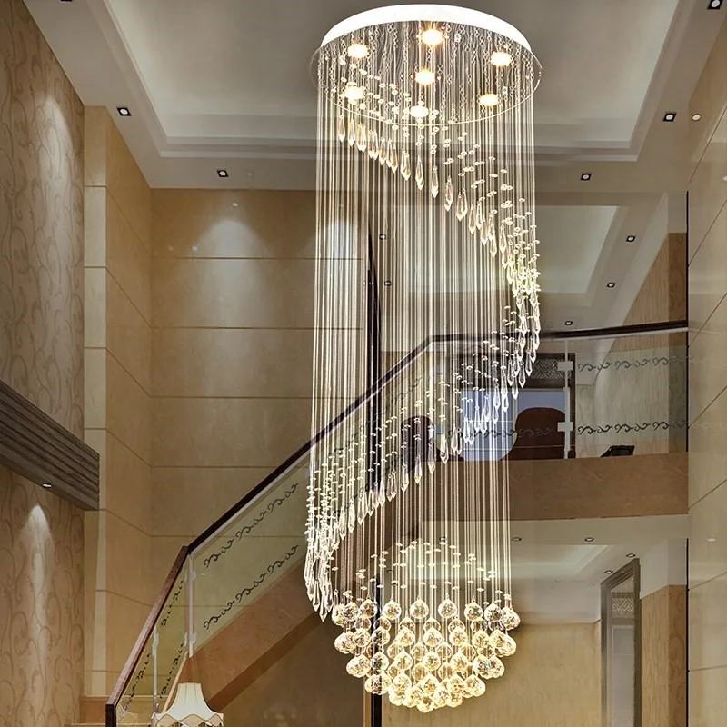 

luxury modern classic hotel application lobby flush mount crystal chandeliers