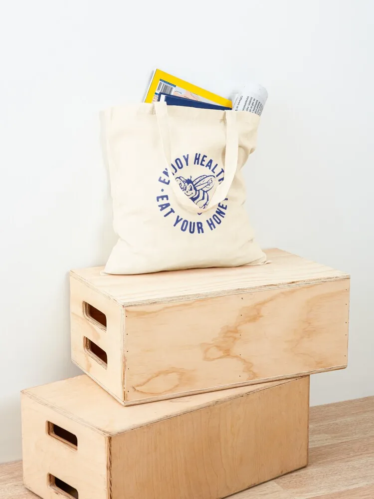 Наслаждайтесь здоровьем Eat your Honey Tote Bag сумки большого размера многоразовые для