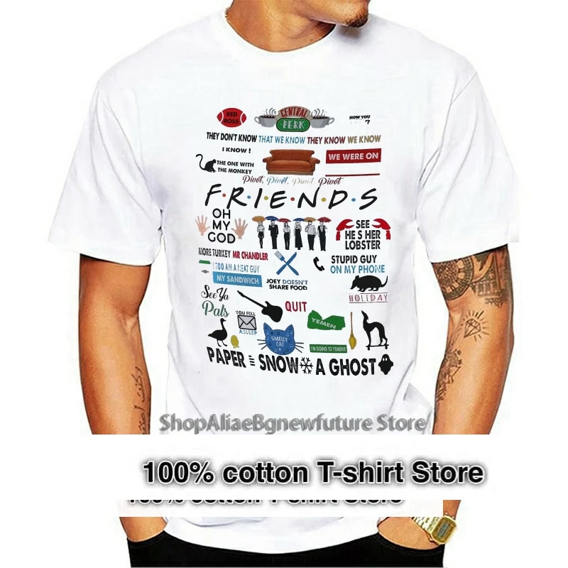 

Мужская футболка с забавным Джоуи для ТВ-шоу