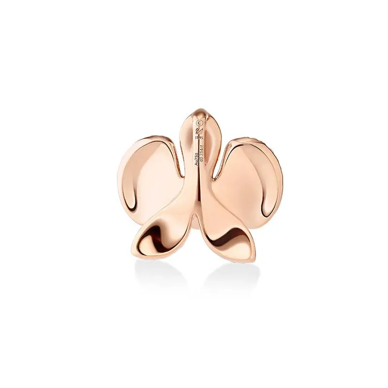 Элегантный темпераментный фиолетовый розовый цветок фаленопсис ожерелье