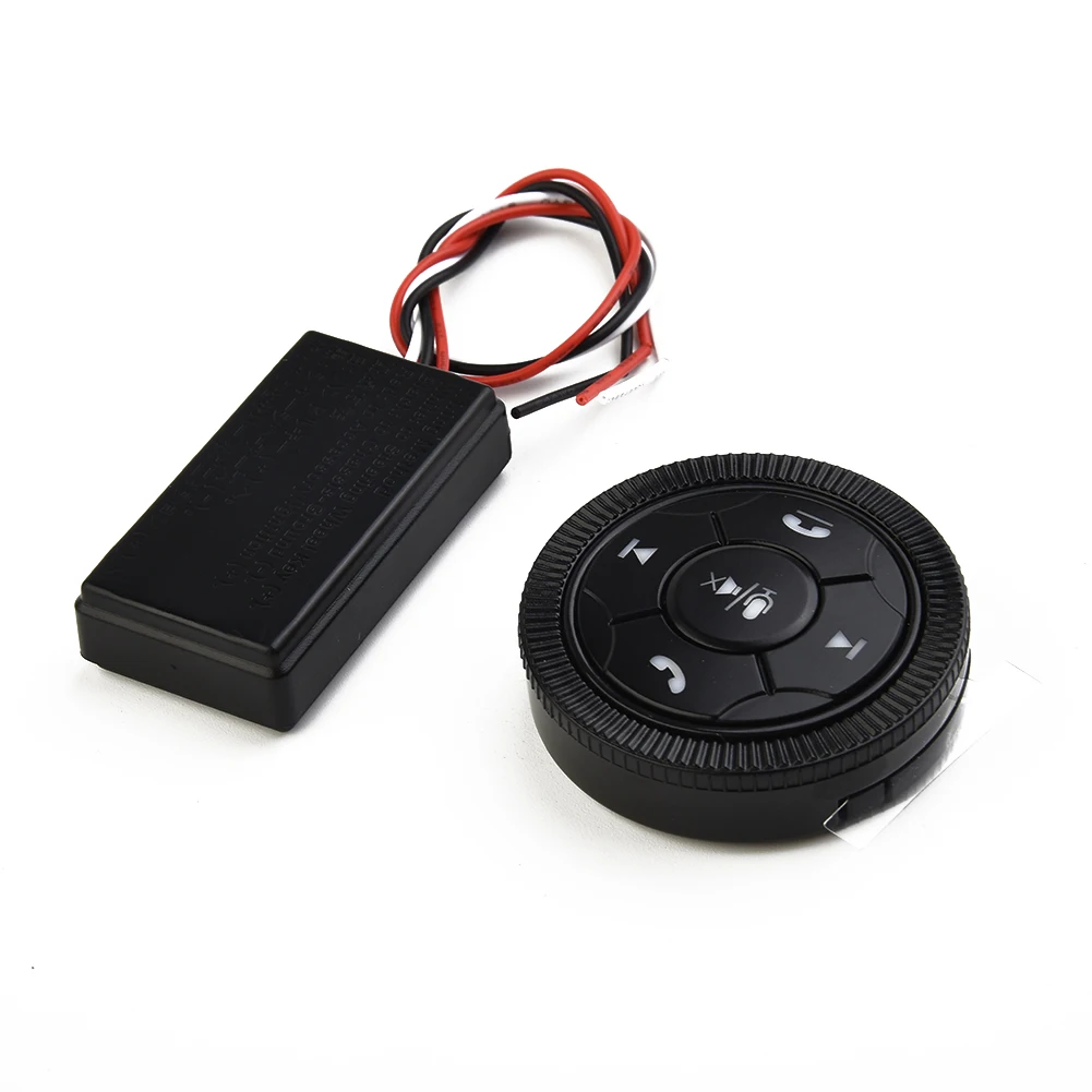 Universal Wireless Bluetooth Car Steering Wheel Remote Control GPS Smart Button Key Volume Controller Phone Handsfree