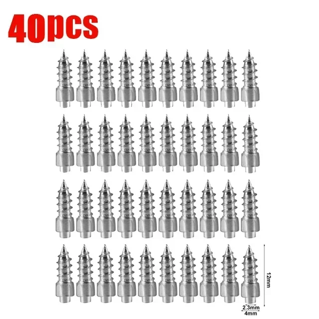 

10-40 шт. шипы для автомобильных шин, противоскользящие гвозди для шин, снежные подошвы, винты для шин, мотоциклов, грузовиков, шипы, шипы, шипы