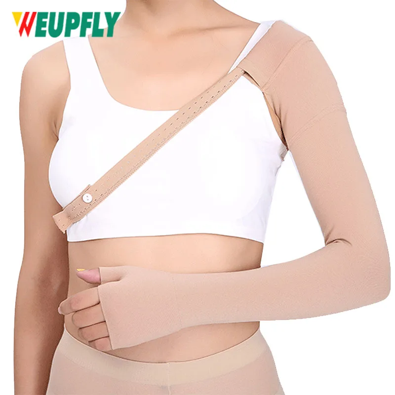 

1 шт. 30-40 мм рт. Ст. Компрессионная манжета для мастэктомии, перчатка для защиты от отеков, поддержка отеков, лимфедема