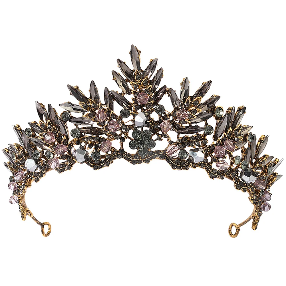 

Tiaraweddingbridal Tiaras Crystal Accessories Baroque Birthday Bachelorette Flower Queenhair Rhinestone Bride Gifts Cosplay