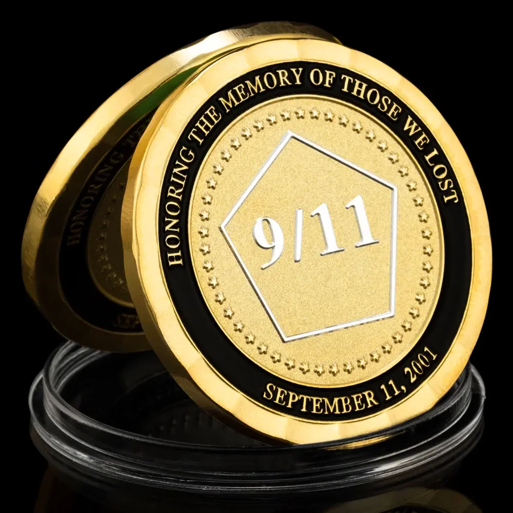 США 9/11 Всемирный торговый центр Towers United We Stand Never Forget Сувенирные монеты Honoring The Memory