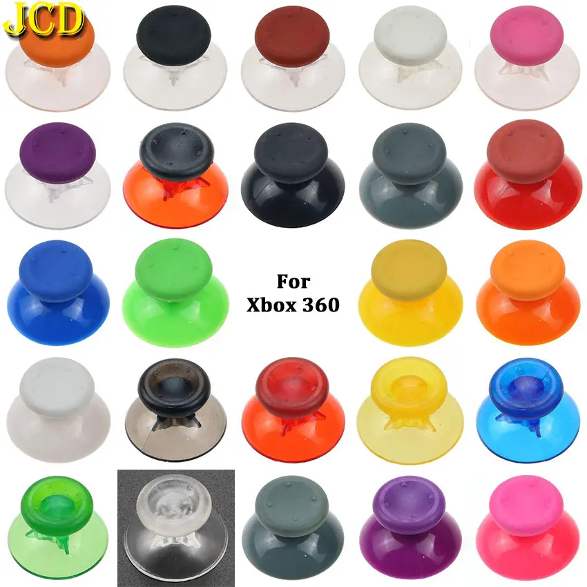 

JCD 2pcs Analog Joystick Thumb Stick Grip Cap For Microsoft Xbox 360 Joypad Controller Thumbsticks Cover