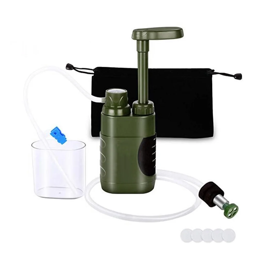 

Water Filter Pump Outdoor Emergency Filtration Travelling Carrying