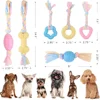 Pet Dog Toy Ball Molar Clean Teeth for Small Dog Puppy Teething Chew Toys Dog Accessories Cute Puppy Rope Toys 1pc 2