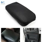 Черная защитная накладка на подлокотник центральной консоли из микрофибры и кожи для VW Golf 5 MK5 2005 2006 2007 2008 2009 2010
