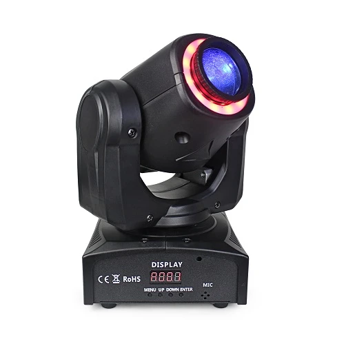 

Миниатюрный светодиодный светильник DMX Control 30 Вт с подвижной головкой и фотолентой для диджея, диско, свадьбы