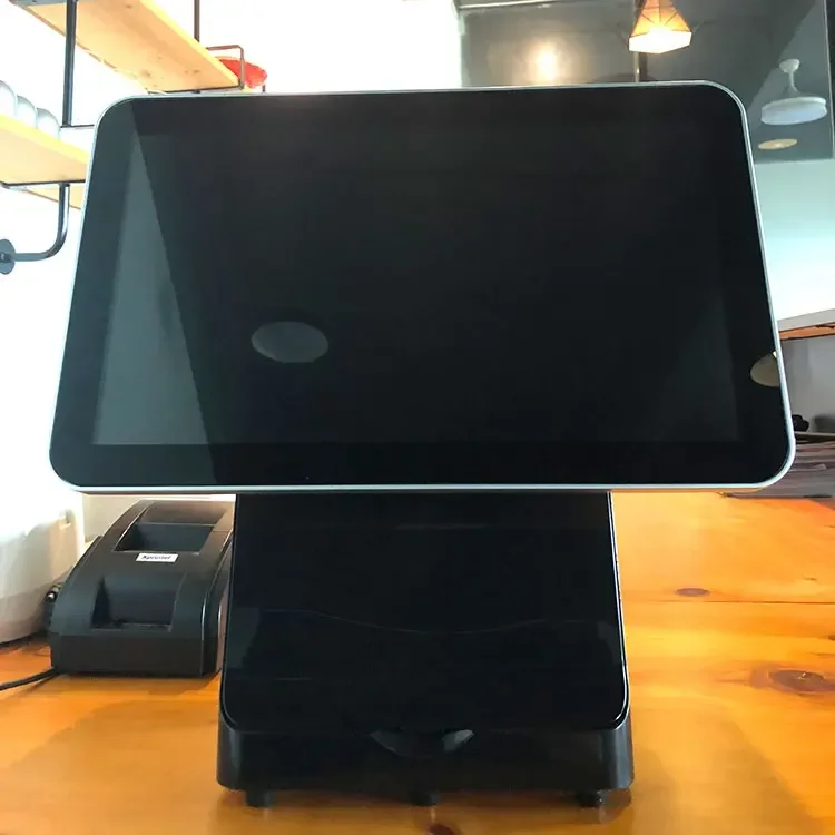 Настольный компьютер все в одном 15 6-дюймовый сенсорный экран Windows Компьютер Caisse